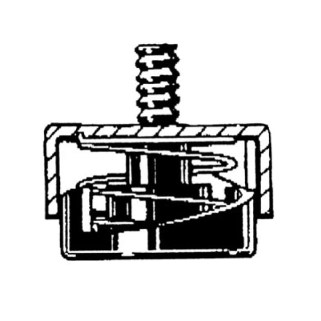 Klinger's Trading BGLIDE-SL Self-Leveling Floor Glides Pack Of 4