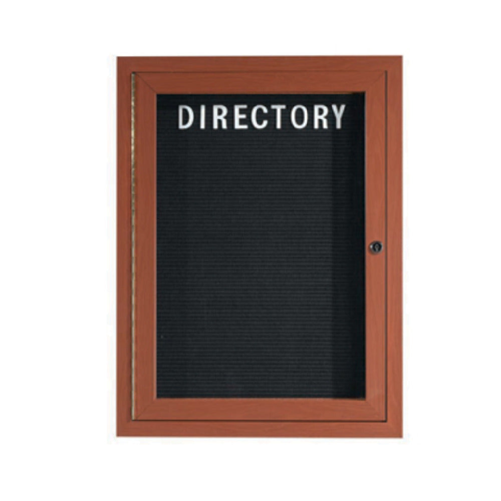 Aarco OADCO2418L Directory Board 18"W X 24"H Enclosed Face