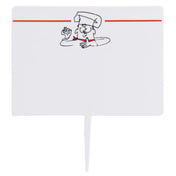 Hubert 86569 - Tag, 3-1/2" X 2-1/2"H, Rectangular
