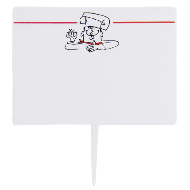 Hubert 86569 - Tag, 3-1/2" X 2-1/2"H, Rectangular