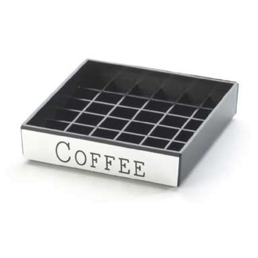 Cal Mil 632-1 Engraved Drip Tray (Coffee) Square 4" X 4"