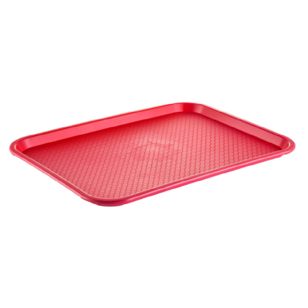 CAC China DSPT-1418R Fast Food/Cafeteria Tray 18"L X 14"W Polypropylene