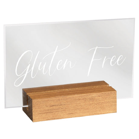 Cal Mil 22336-4-99 Madera Sign "Gluten Free" 3-1/2" X 1" X 2-1/2"