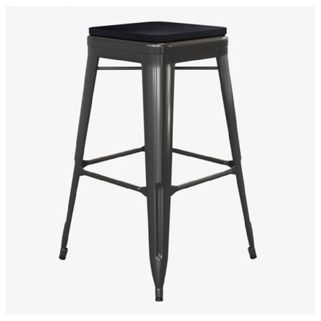 Flash Furniture 4-ET-31320-30-BK-R-PL2B-GG Cierra Indoor Bar Stool 440 Lb. Weight Capacity