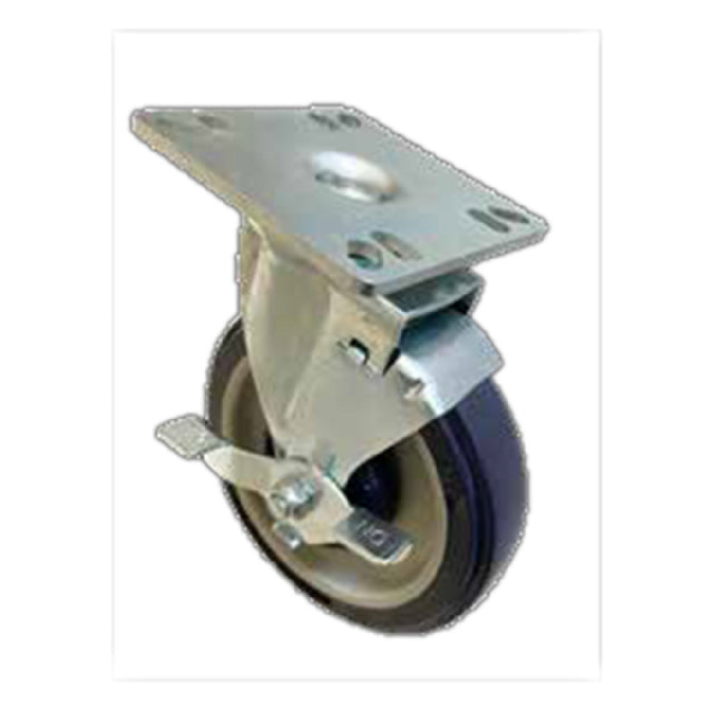 Sapphire Manufacturing SM-CS211 Square Plate Caster 5" Polyurethane Wheel 3-1/2" X 3-1/2" Plate