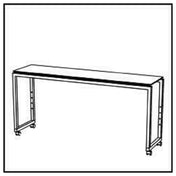 Bauscher Hepp VE-51002 - Venta® Buffet Table, Stage 50 L, On Castors With Integrated Height Adjustment