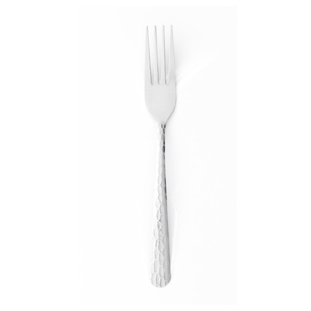 Libbey 193 038 (Formerly World Tableware) Salad Fork 7-1/4" Recyclable Hammered Finish Handle