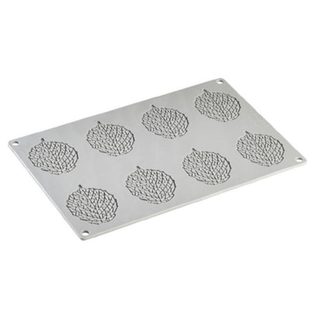 JB Prince MA369 Leaf Silicone Mold 2.87"W X 2.17"D X 0.08"H (8) Forms