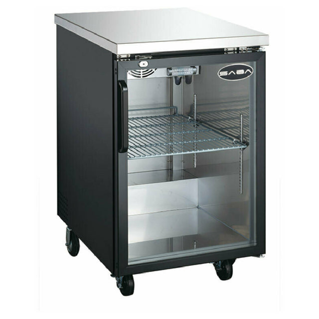 SABA SBB-27-23G Back Bar Cooler One-section 23-1/2" W