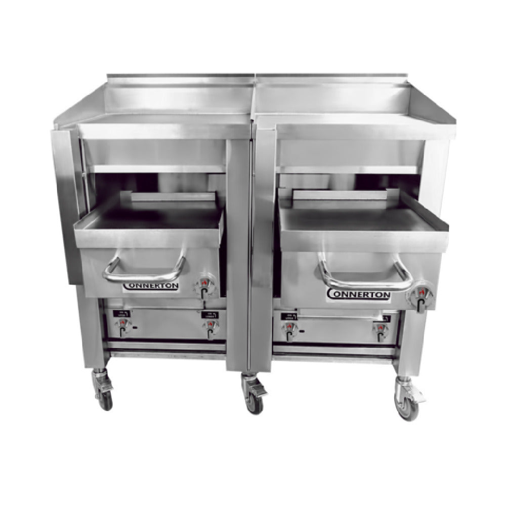 Connerton Cooking A-4F-48_NAT Griddle/Overfire Broiler Combination Floor Model Gas