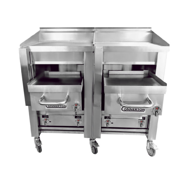 Connerton Cooking A-4F-48_NAT Griddle/Overfire Broiler Combination Floor Model Gas