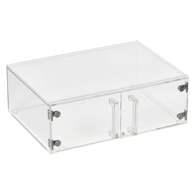 Vollrath SBC11 Cubic Acrylic Display System 20"W X 14"D X 7-3/8"H Includes: (1) Full Size Clear Acrylic Case With Front Doors