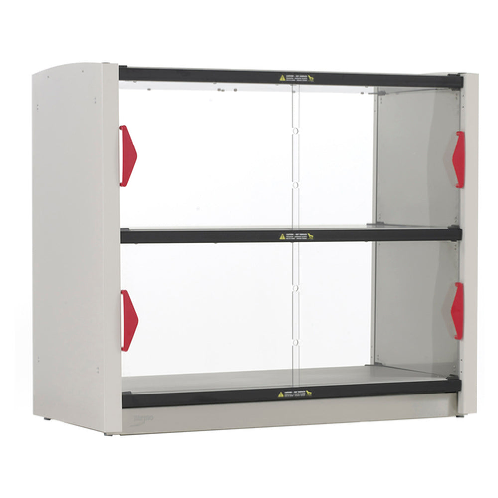 Metro GG2CD-HS1842 Metro2Go Grab & Go Hot Station (2) Individually Controlled Stainless Steel Shelves With Sliding Front Polycarbonate Doors