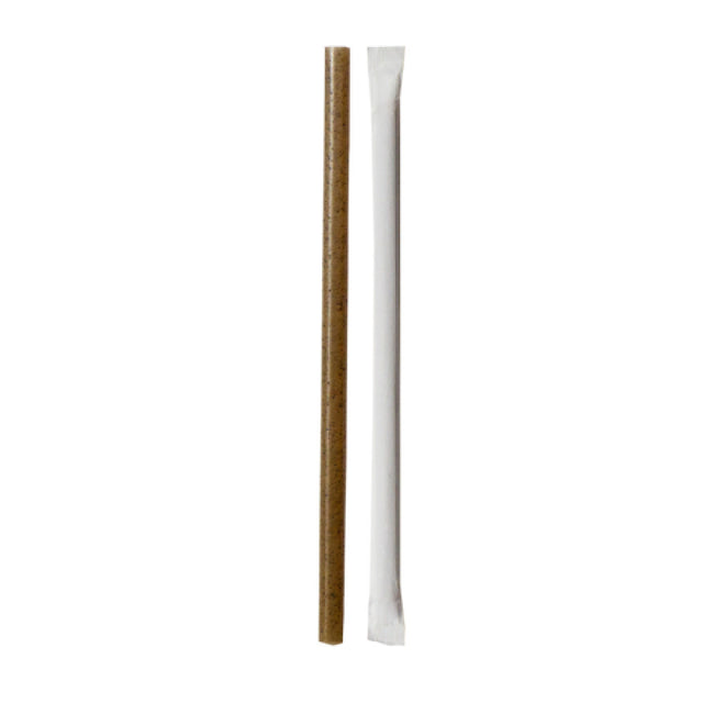 PacknWood 210CHCO14CW - Cocktail Straws, 0.2" Dia. X 5.7"H, Compostable