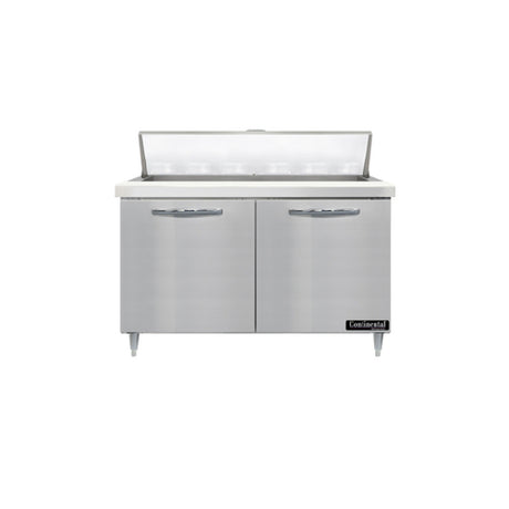 Continental Refrigerator D48N18M Designer Line Mighty Top Sandwich Unit 48"W Two-section