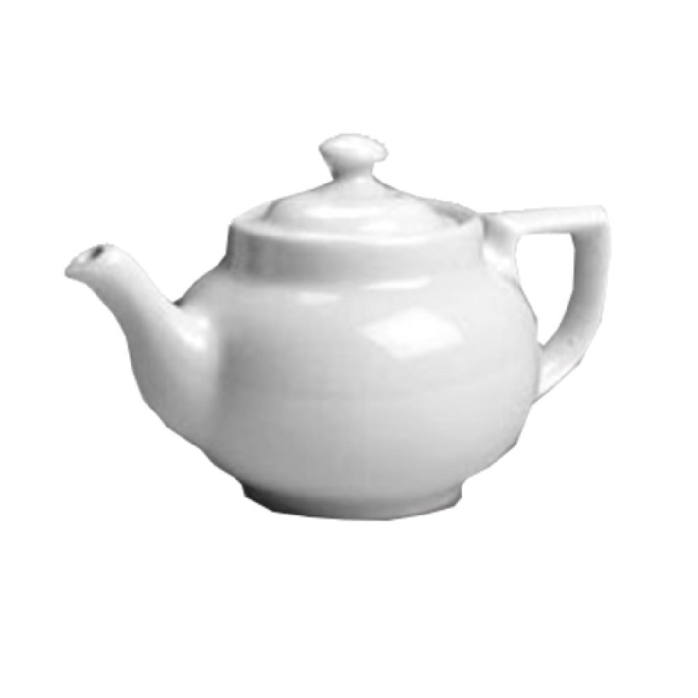 Hall China HL220AWHA Teapot 16 Oz. 7-3/8" X 5-1/4" X 4-1/4"H