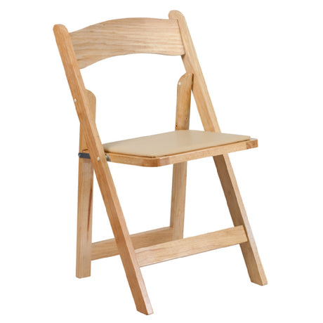 Flash Furniture XF-2903-NAT-WOOD-GG Hercules Series Folding Chair Lightweight