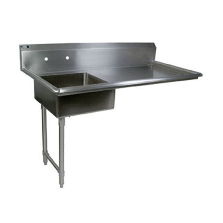 John Boos JDTS-20-50UCL Undercounter Dishtable Soiled Straight Design