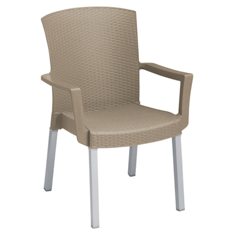 Grosfillex US903181 Havana Classic Stacking Armchair Designed For Outdoor Use