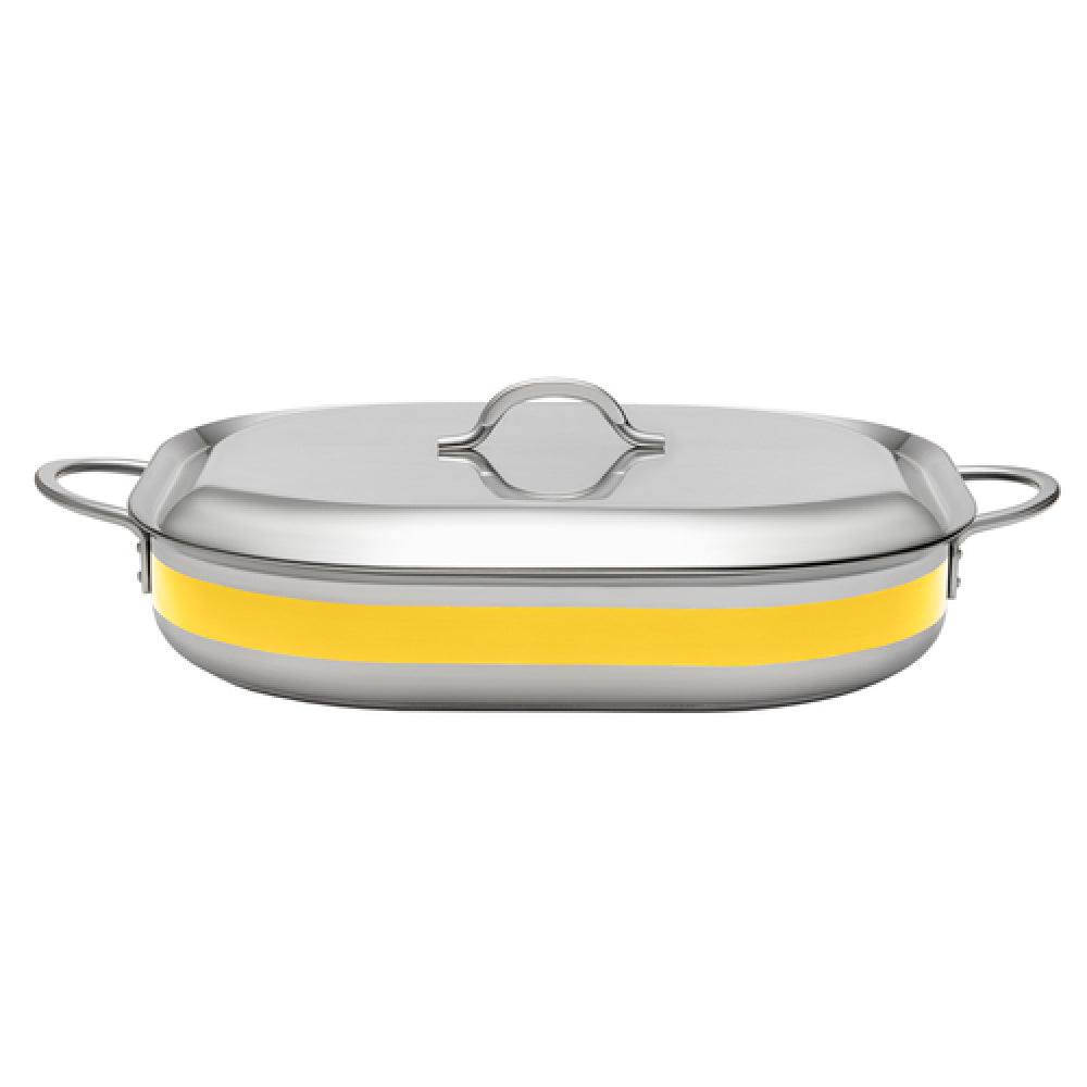 Bon Chef 71023-CF2-Y Country French X Pan 5 Qt. 15" X 11" X 2-7/8"