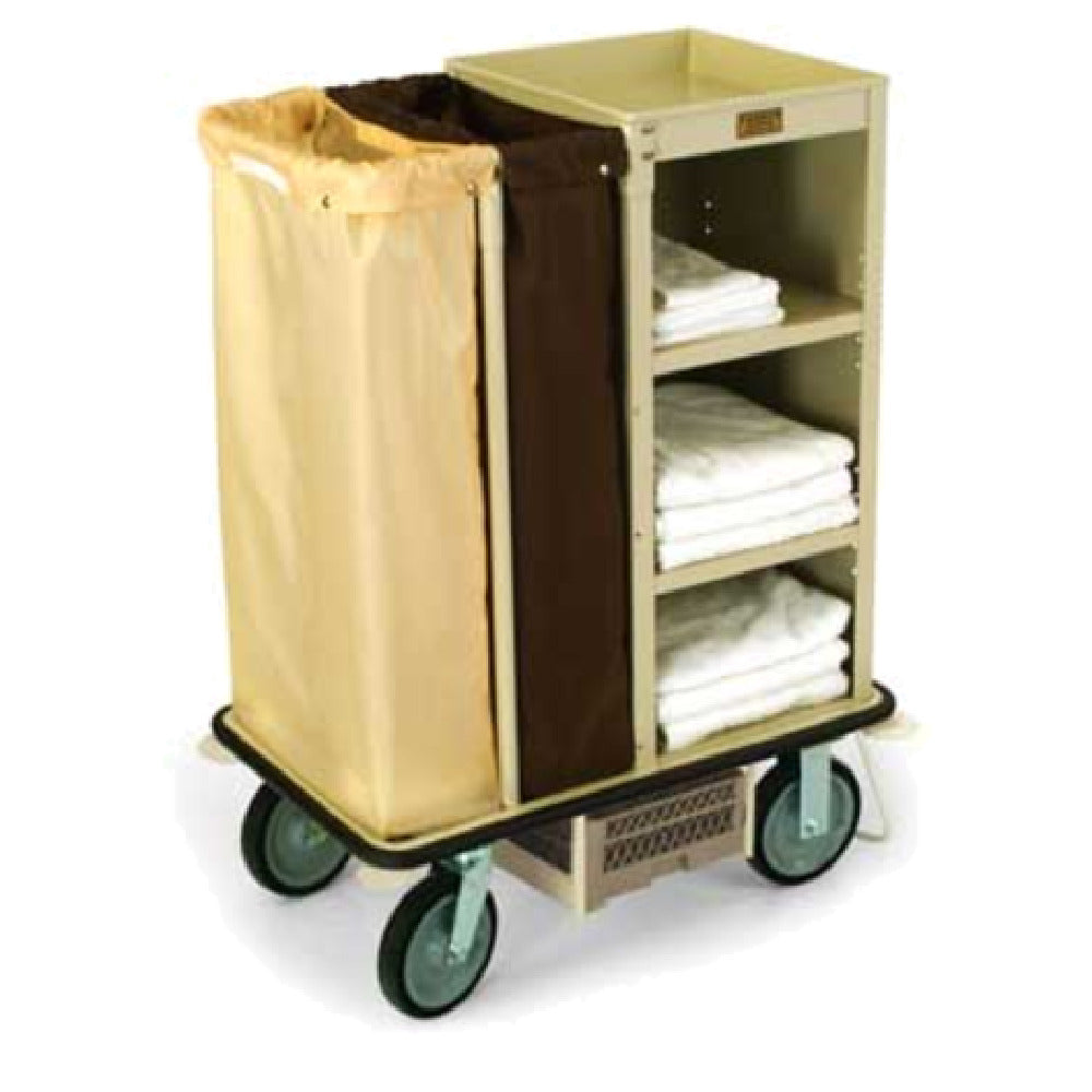 Forbes Industries 2141 Guest Room Attendant Cart 18"W X 18"D X 36"H Cabinet (3) Shelves (2 Adjustable)