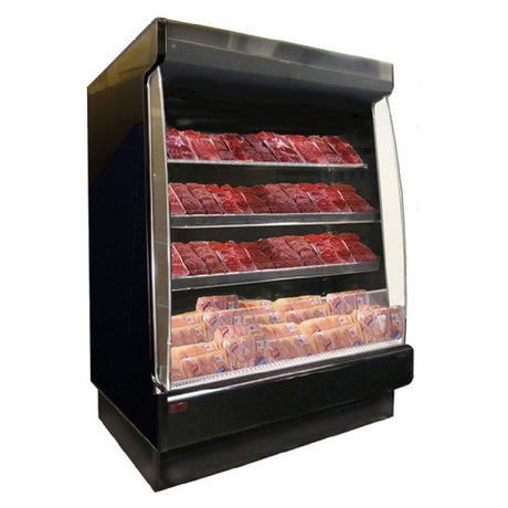 Howard-McCray R-OM35E-4L-LB-B Packaged Meat Low-Base Open Merchandiser 51"W 60"H