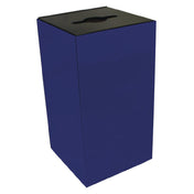 Hubert 29202 - Recycling Squared™ Container, 28 Gallon, 15" X 15" X 28"H