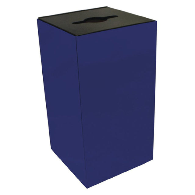 Hubert 29202 - Recycling Squared™ Container, 28 Gallon, 15" X 15" X 28"H