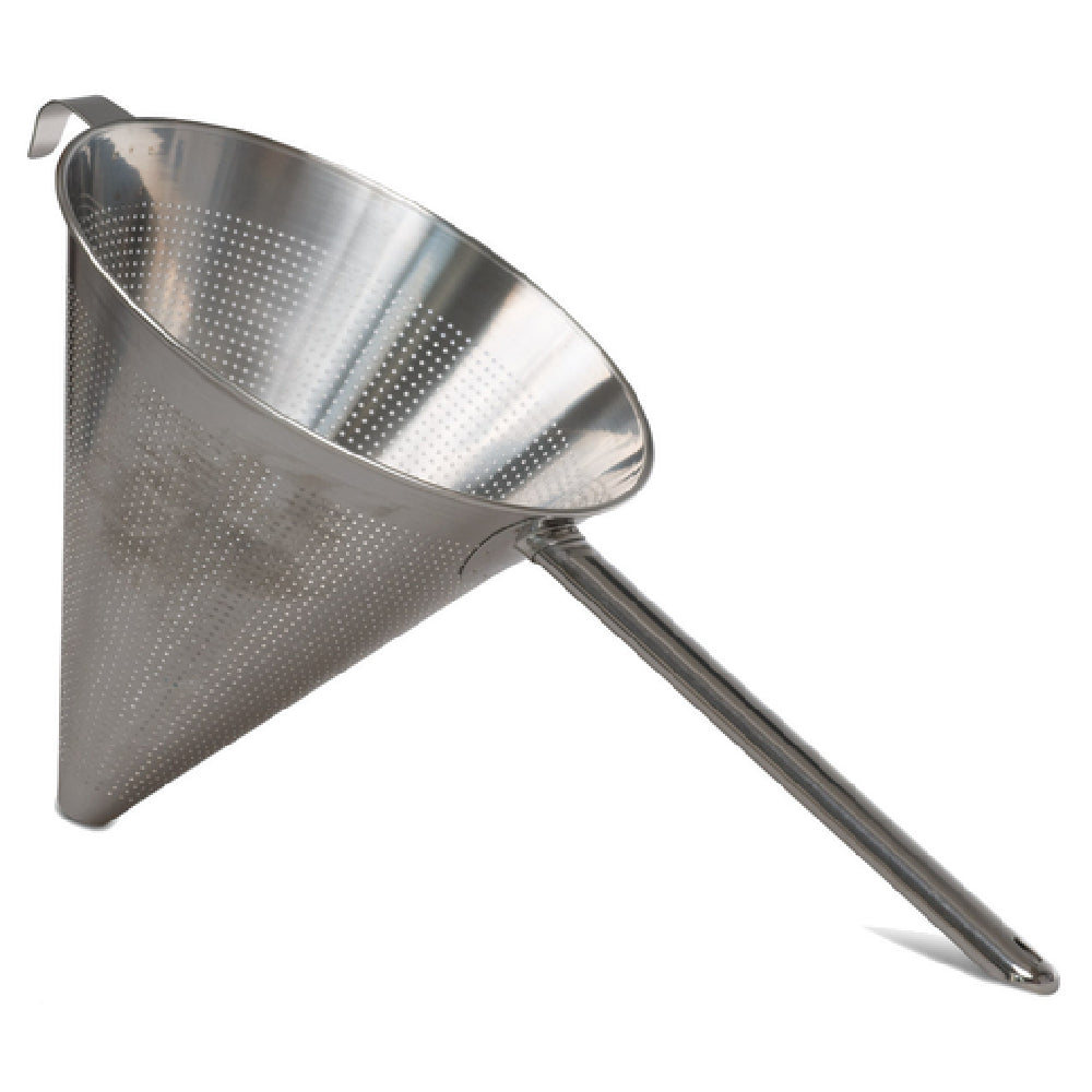 JB Prince U558 9.5 China Cap Strainer 9-1/2" Dia. Medium Perforation