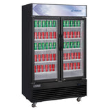 Dukers DSM-48R Refrigerated Merchandiser Reach-in Two-section