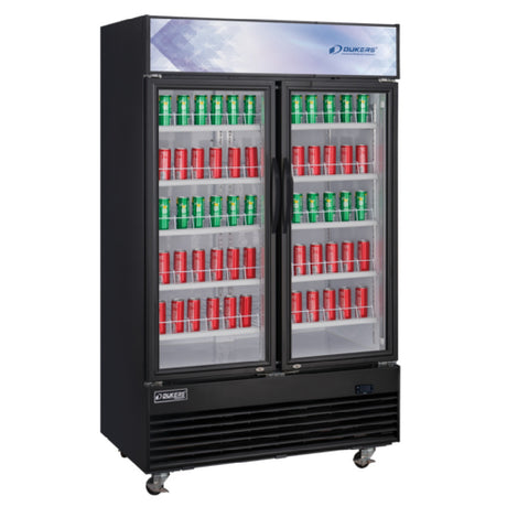 Dukers DSM-33R Refrigerated Merchandiser Reach-in Two-section