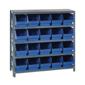 Quantum 1239-202_YELLOW - Shelving Unit, 12"D X 36"L X 39"H, Heavy Duty
