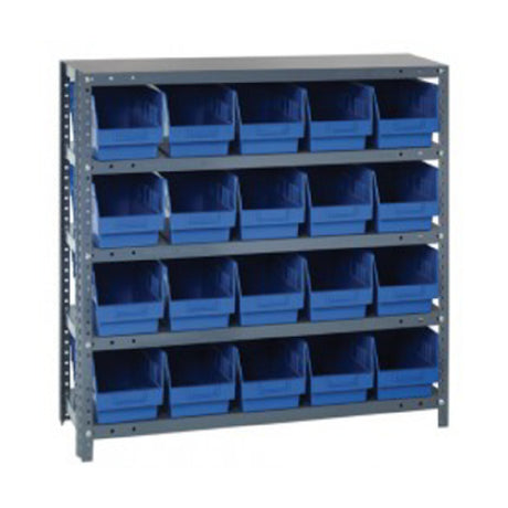 Quantum 1239-202_YELLOW - Shelving Unit, 12"D X 36"L X 39"H, Heavy Duty