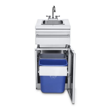 Crown Verity ICM-SK-GH Infinite Series Cabinet Module With Sink Comes With Garbage Holder With Bins