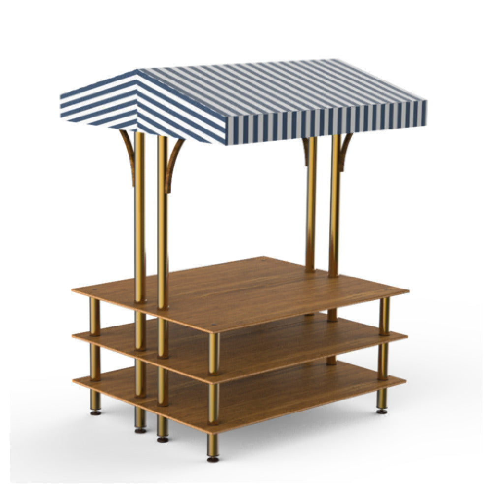 Steelite MGCMLB22BBWF - Back To Back Market Station, 71.0" X 59.0" X 96.0", Modular