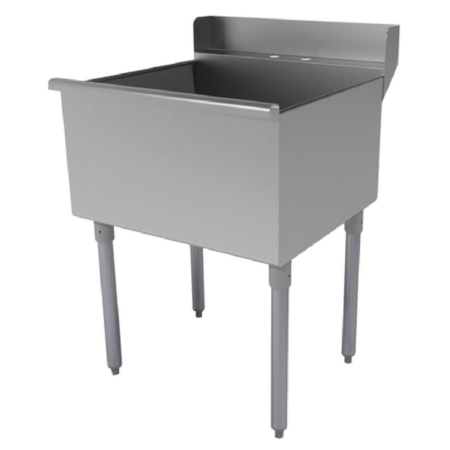 Advance Tabco 4-1-24D Square Corner Scullery Sink 1-compartment 24"W X 21"D Front To-back X 14" Deep Sink Compartment