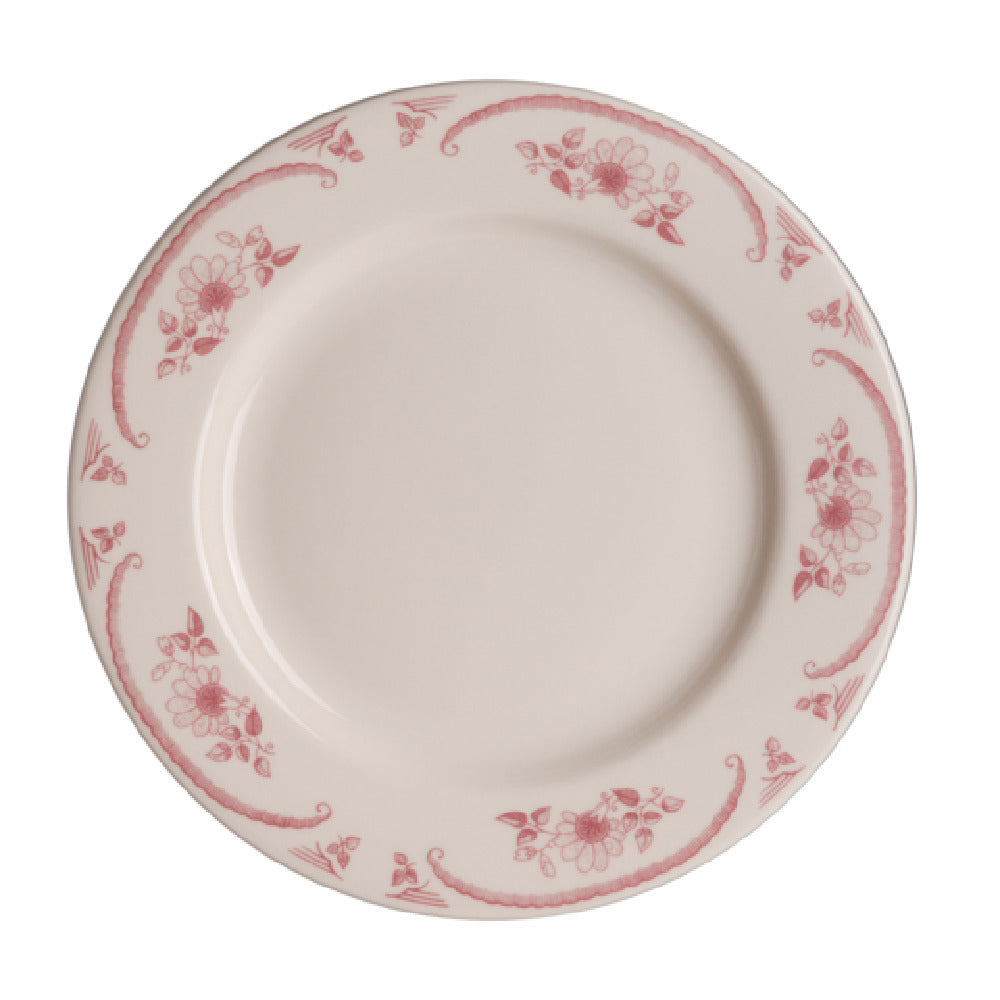 Steelite HL2062 - Rolled Edge Plate, 9.625", American Rose