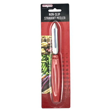 Chef Master 90237 Chef Master™ Straight Peeler 2-3/4"L Swivel Stainless Steel Blade