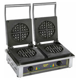 Equipex GED75 Roller Grill Waffle Baker Electric Double