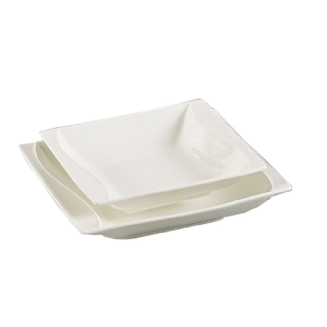 Yanco SW-304 Sea Wave Dessert Dish 2 Oz. 3-3/4"L X 3-3/4"W