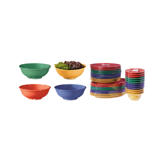 GET Enterprises B-24-MIX Diamond Mardi Gras™ Bowl 24 Oz. (1-1/10 Qt. Rim Full) 7-1/2" Dia. X 2-3/4"H