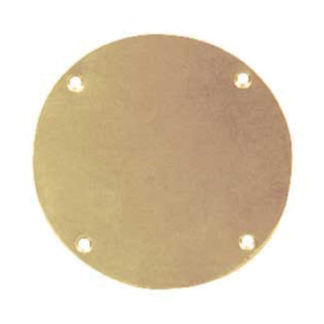 Micro Matic DS-HCPBRL Hole Cover Plate 4" Hole Brass Finish