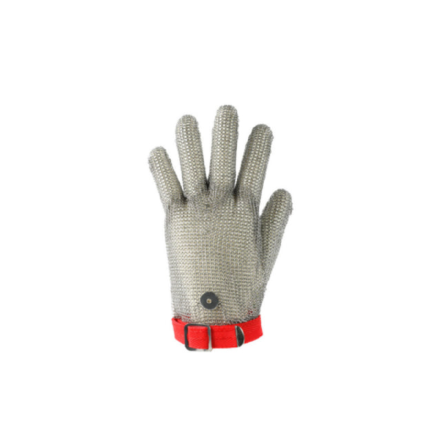 CAC China GLCR-9M Cut Resistant Glove Stainless Steel Mesh Color-coded Adjustable Strap