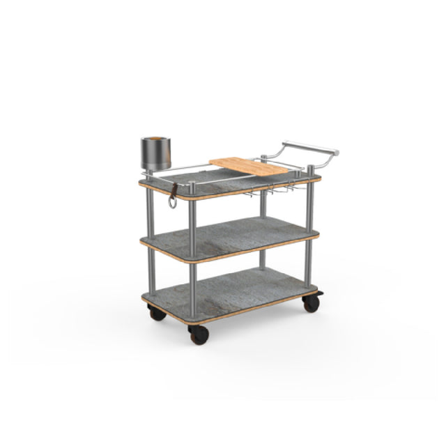 Steelite MGCRNX16GSXX Service Cart 41"L X 21"W X 40"H Mixed Materials