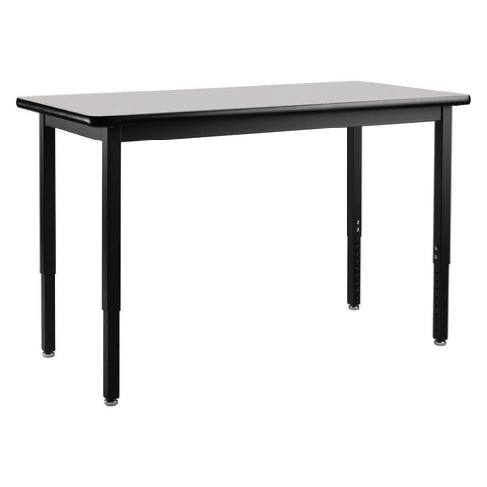 National Public Seating HDTX-2442 NPS® Heavy Duty Steel Table 24" X 42" 16-gauge Channel Frame