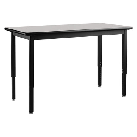 National Public Seating HDTX-2448 NPS® Heavy Duty Steel Table 24" X 48" 16-gauge Channel Frame