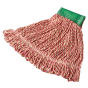 Rubbermaid FGD25206RD00 - Super Stitch® Mop Head, Medium, 4-ply Cotton/synthetic Blend