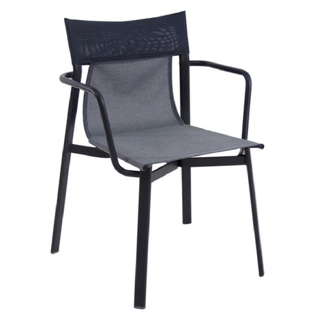 Emuamericas Llc 799 Breeze Stacking Armchair Indoor/outdoor Textilene Fabric Seat & Back