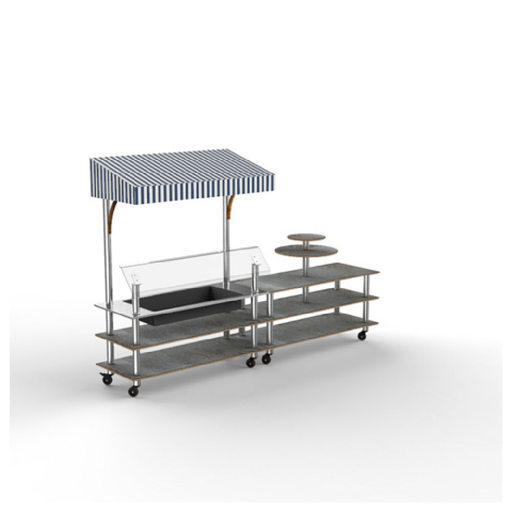 Steelite MGCMLE04GSWW Display Station Mixed Materials (minimum = Case Quantity 1 Per Case) (repack Item)