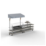 Steelite MGCMLE04GSWW Display Station Mixed Materials (minimum = Case Quantity 1 Per Case) (repack Item)